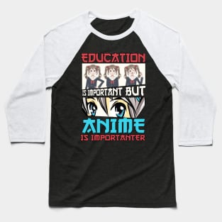 Education Anime Merch Anime Girl Cosplay Otaku Gift Anime Baseball T-Shirt